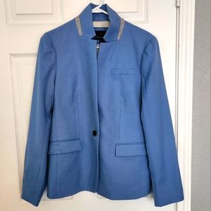 Like New Lt Blue JCrew Wool Regent Blazer